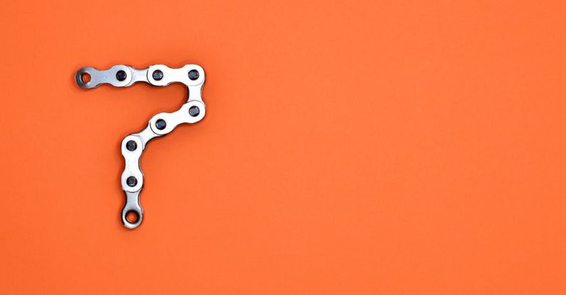 Metal Types - Gray Chain on Orange Surface