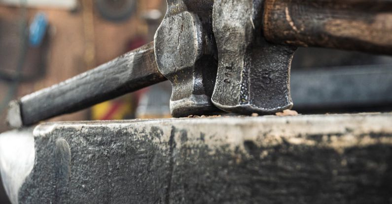 Hammers - Close-up of Two Hammer
